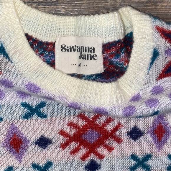 Savanna Jane Christmas Sweater size medium - Picture 4 of 4